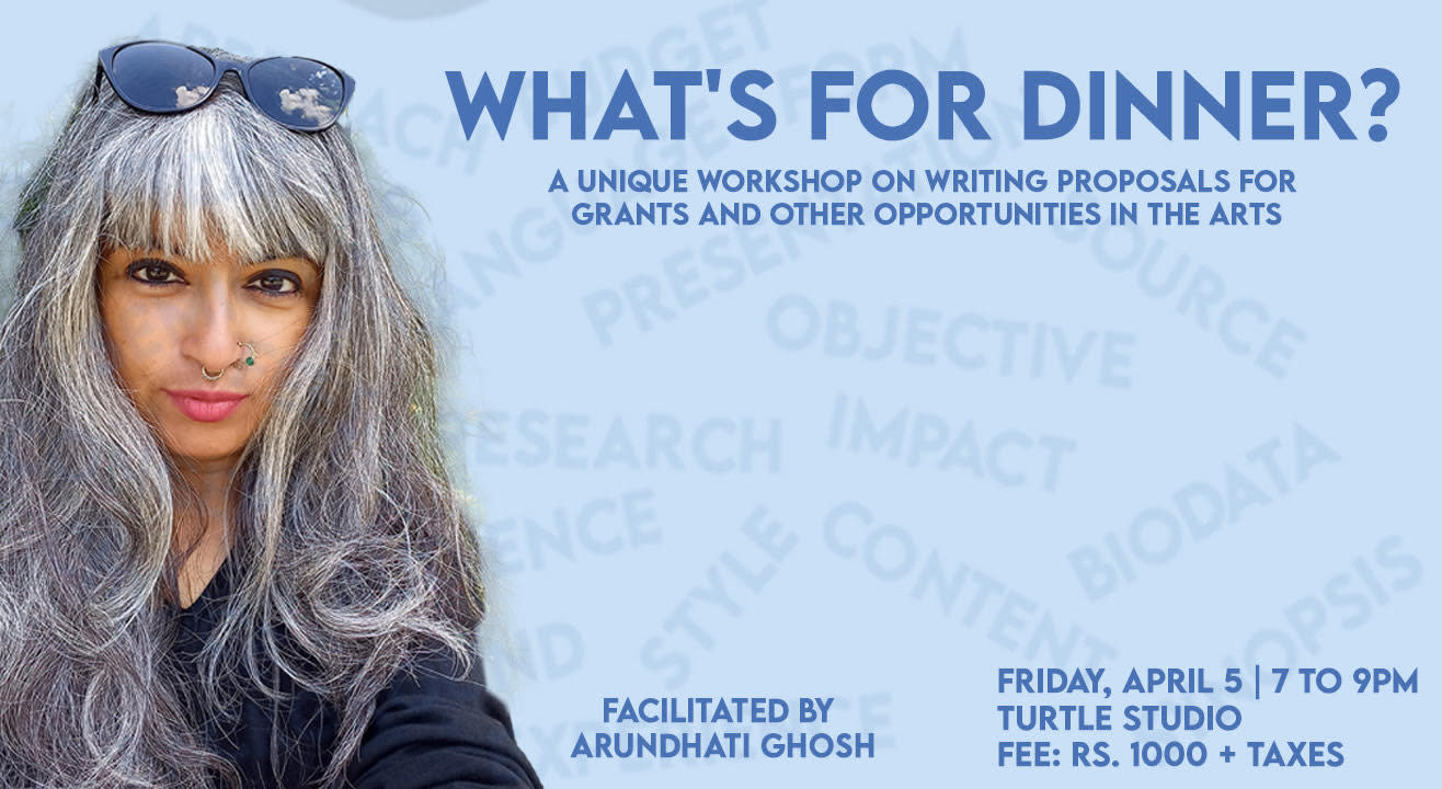 What's for Dinner? - A workshop on proposal writing