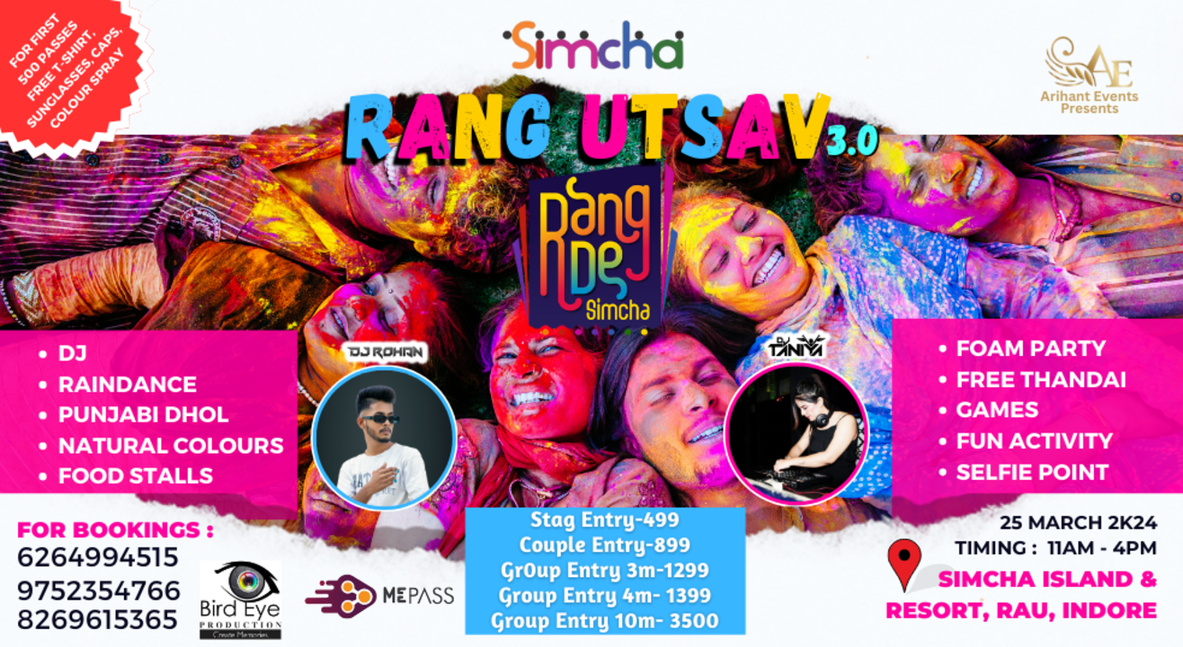 Rang De Simcha|Rang Utsav 3.0 | HOLI 2024