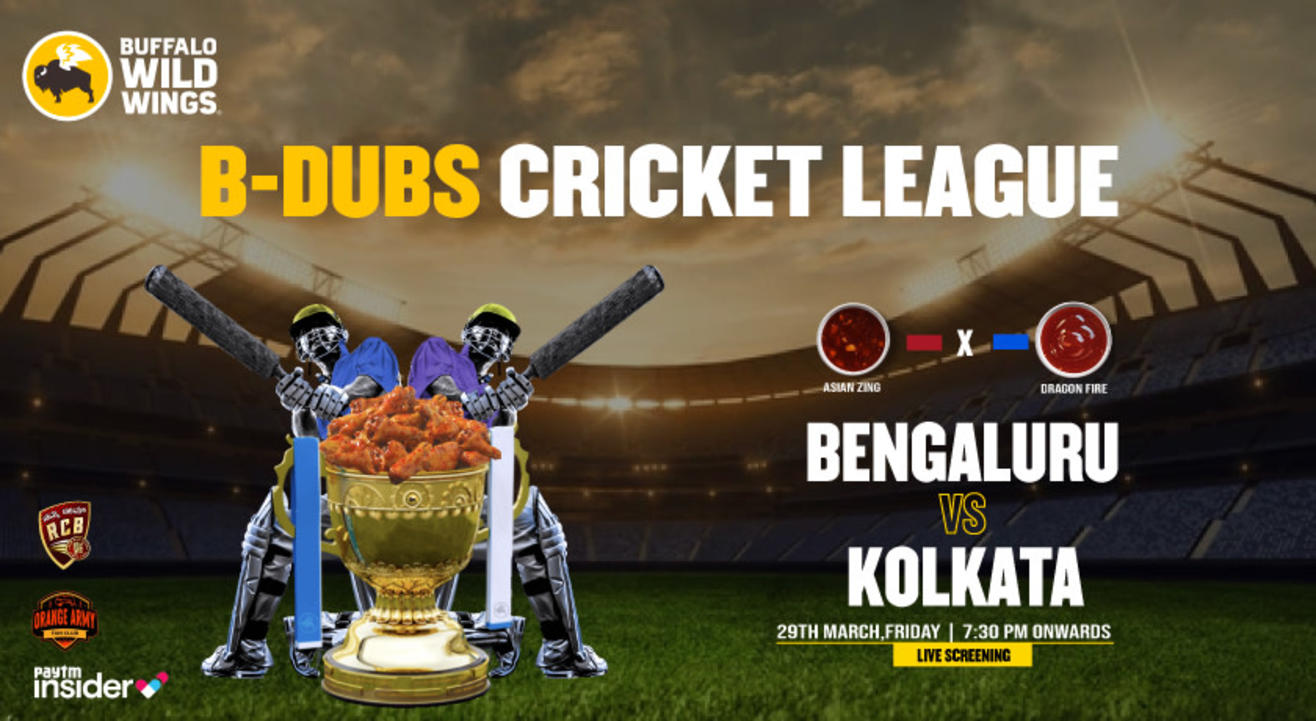 Bengaluru vs Kolkata | B-Dubs Cricket League Live Screening | Jubilee Hills