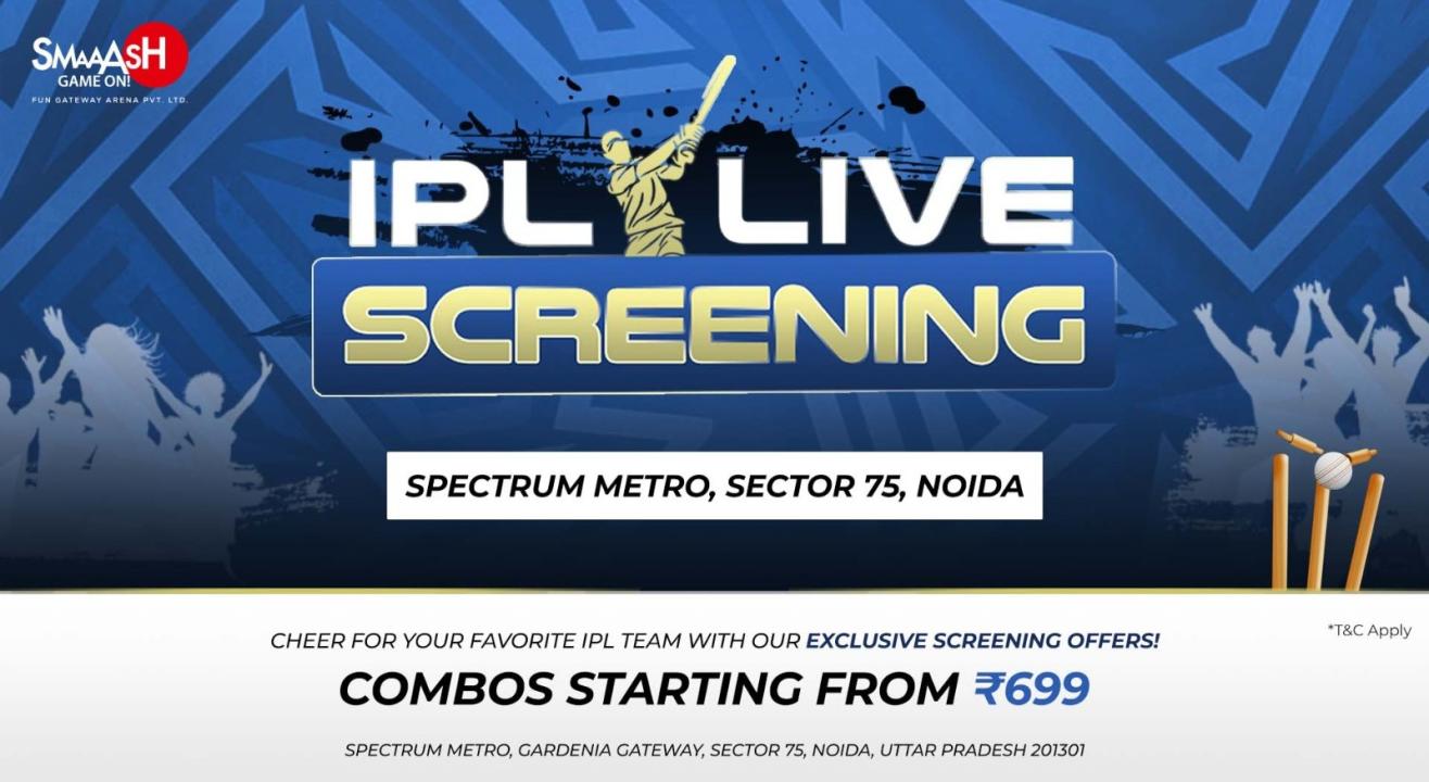 KKR vs RCB IPL 2024 LIVE SCREENING @SMAAASH - SPECTRUM