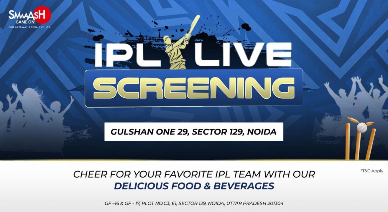 MI vs RR IPL 2025 LIVE SCREENING SMAAASH GULSHAN