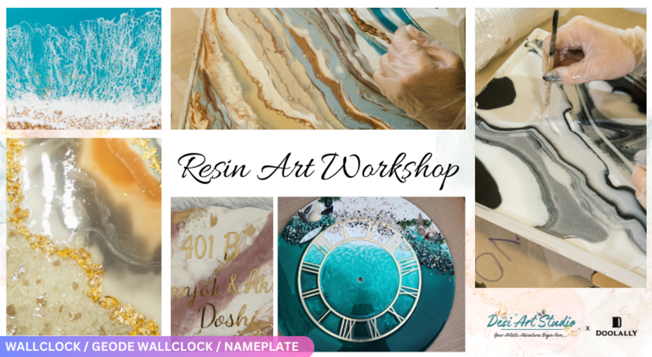 Resin Art Workshop - Desi Art Studio