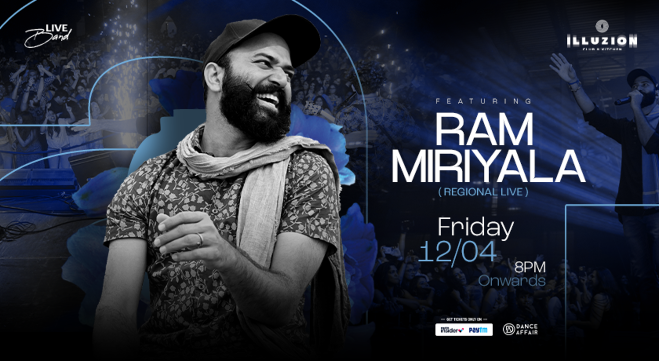 Ram Miriyala Live at Illuzion Club and Kitchen Hyderabad