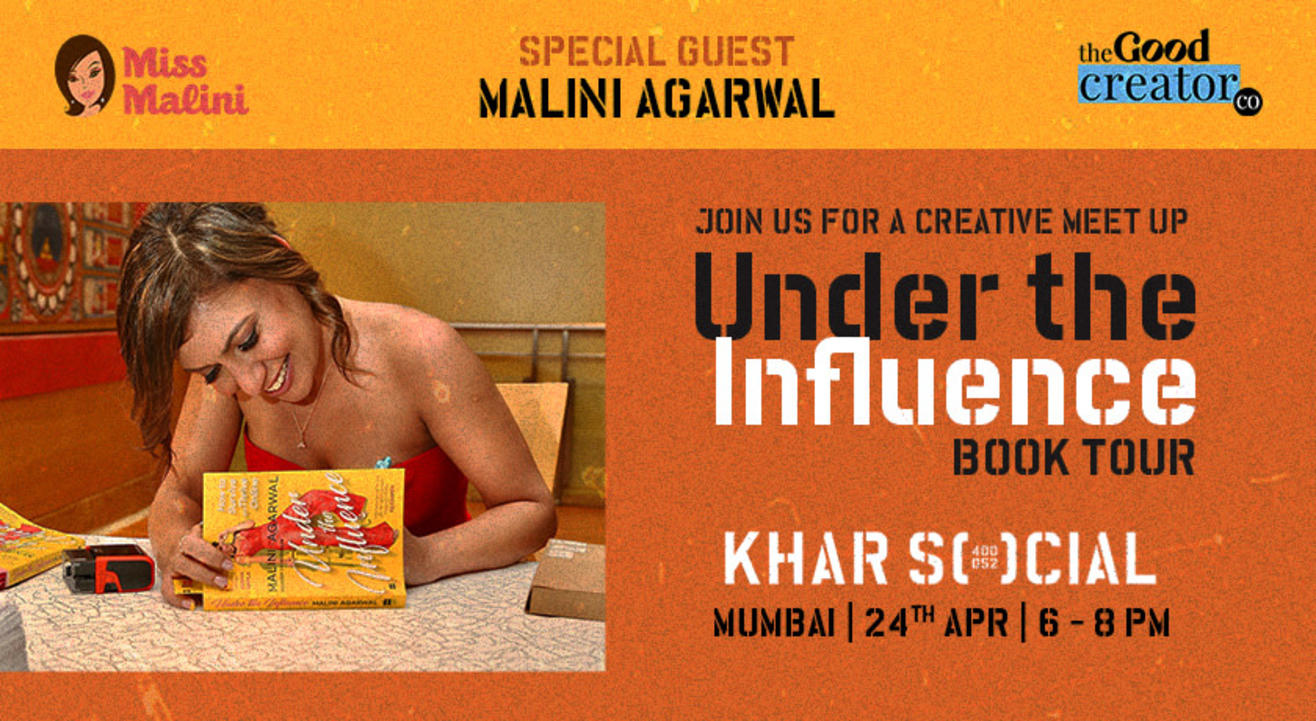 Under The Influence Book Tour, ft. Malini Agarwal | Khar SOCIAL