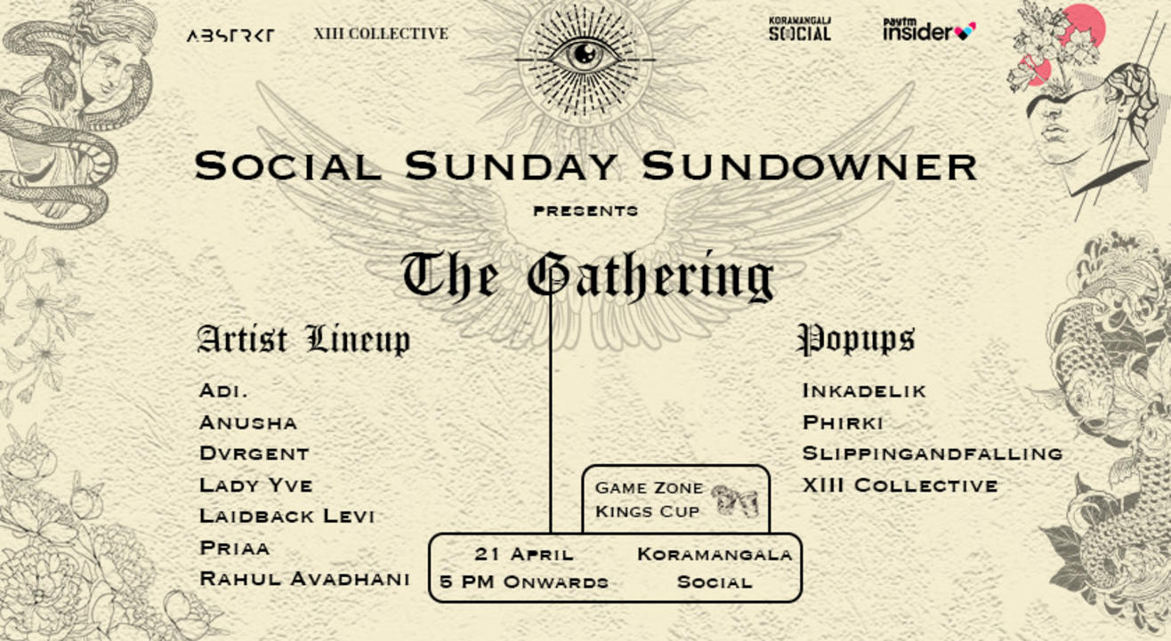 Social Sunday Sundowner & XIII Collective Presents The Gathering