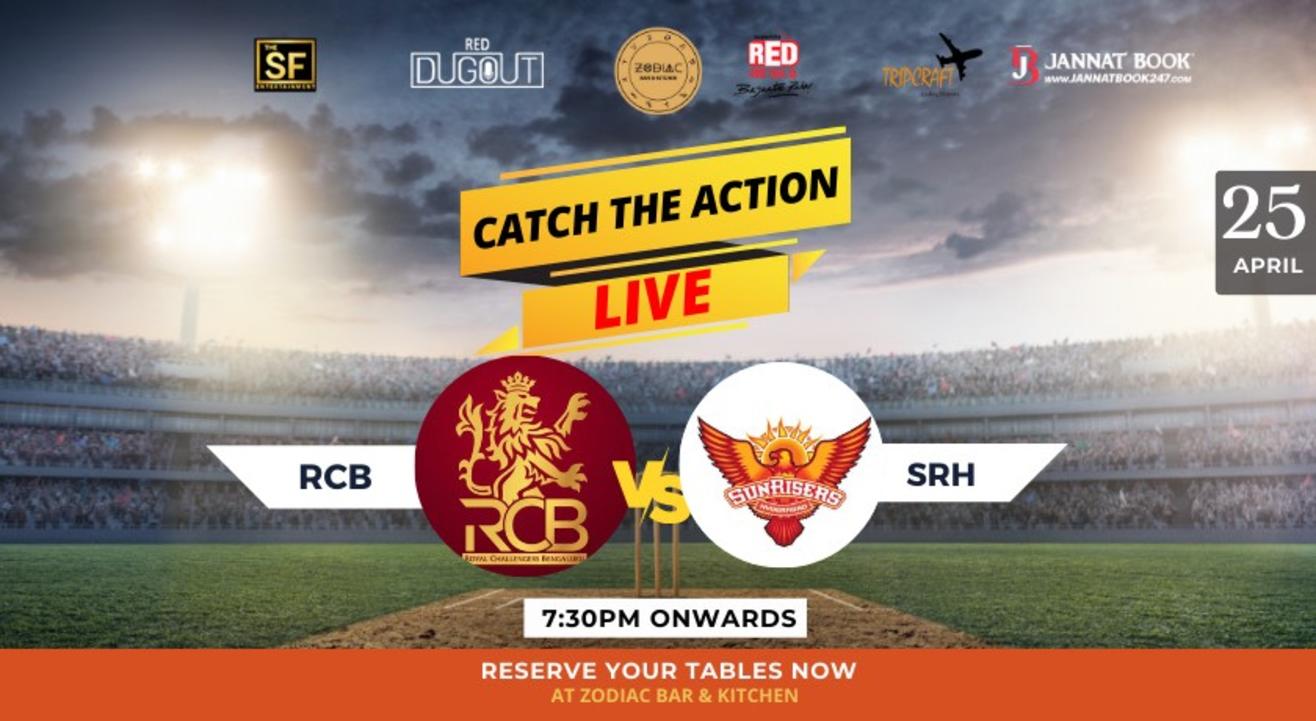 RED DUGOUT: RCB V SRH SCREENING @ ZODIAC