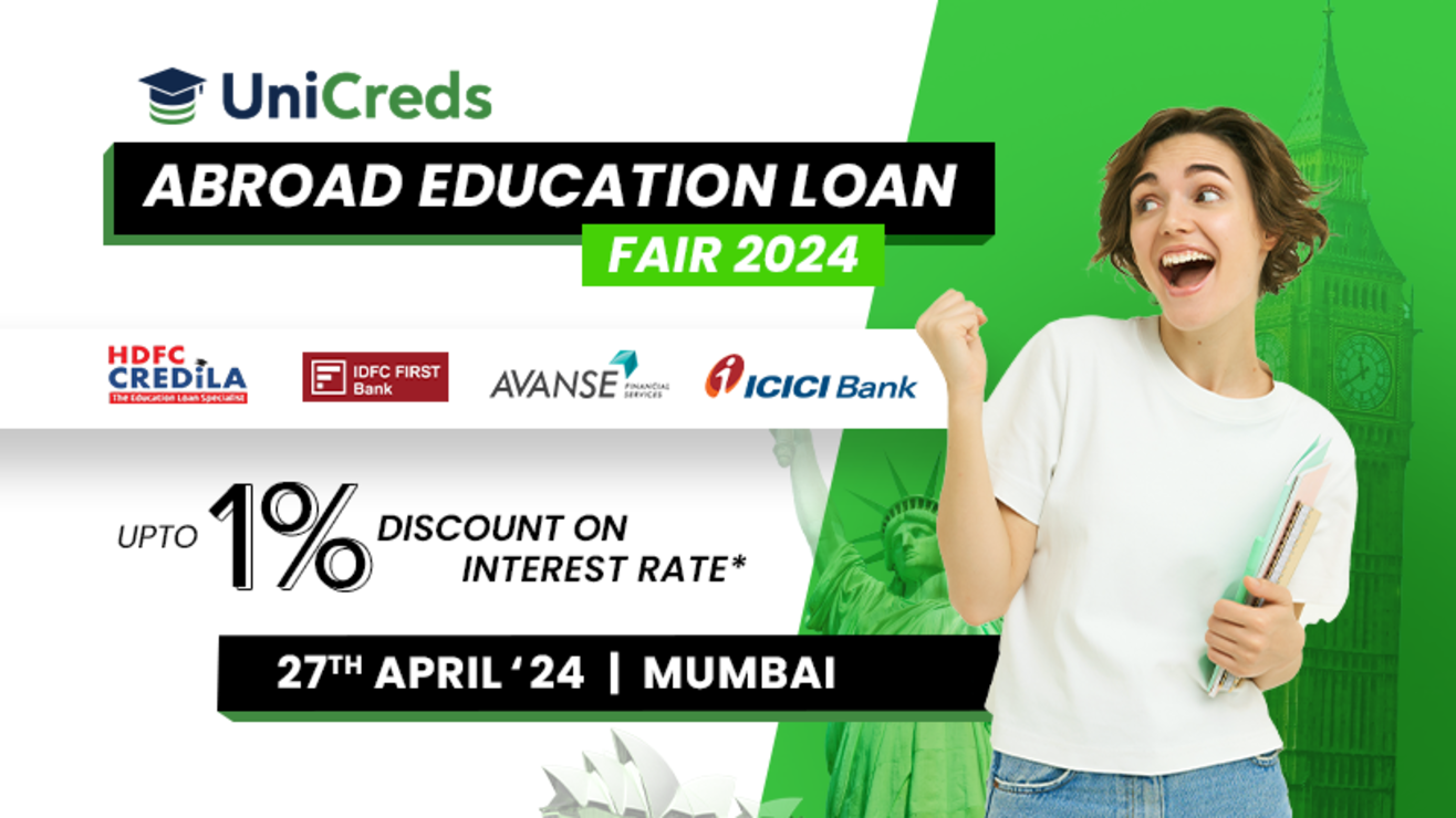 UniCreds Abroad Education Loan Fair - 2024 Intake - Mumbai