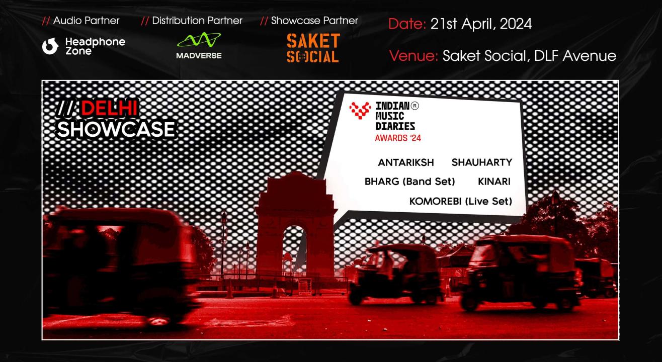 Indian Music Diaries Awards '24: Showcase | Saket SOCIAL