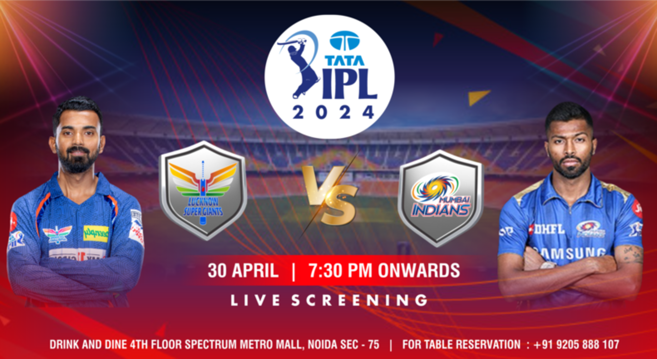 LSG vs MI: TATA IPL 2024 screening @DAD