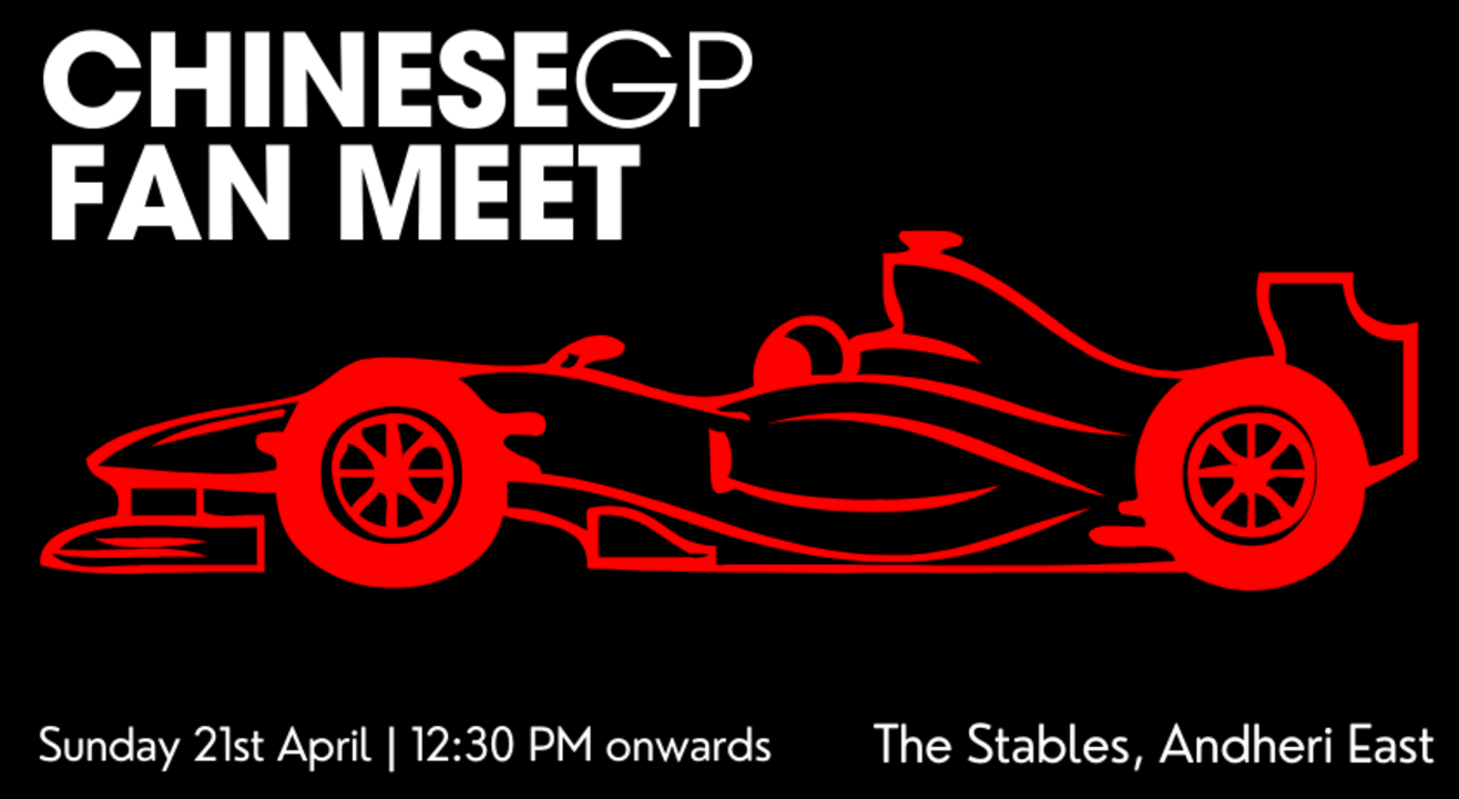 F1- Chinese GP Fan Meet -  The Stables  | Screening