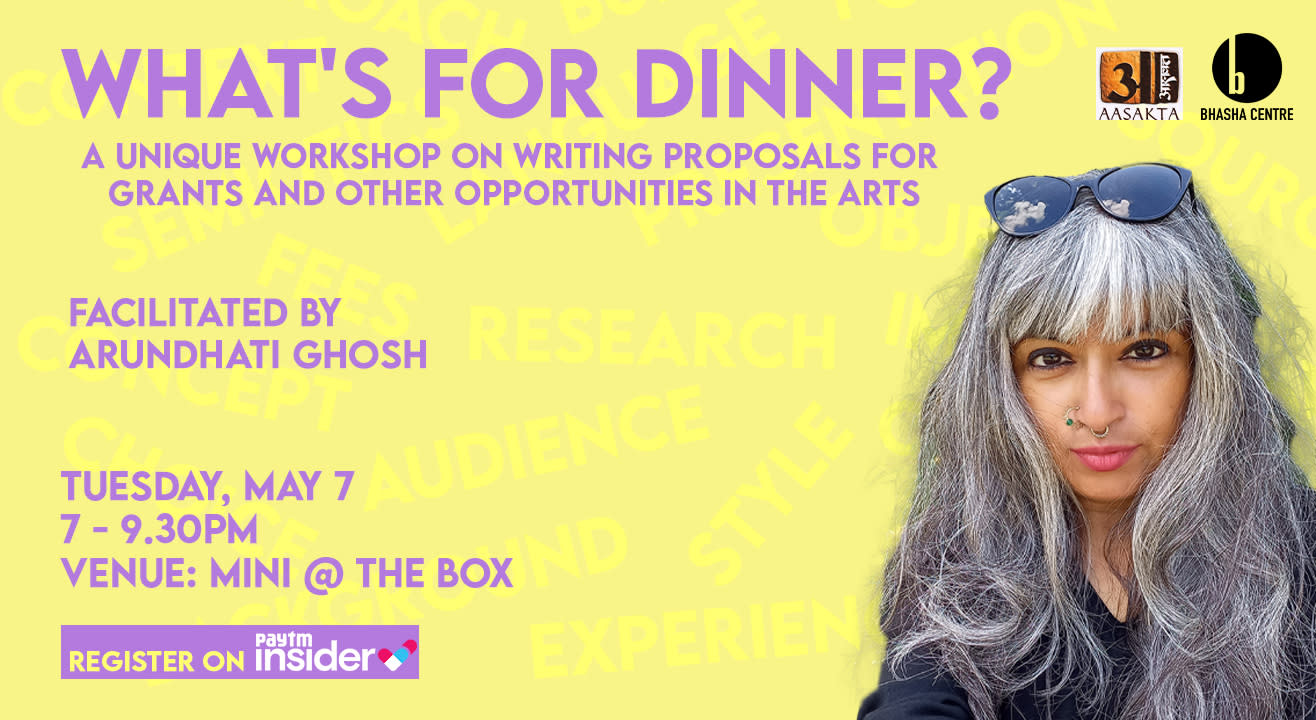 What's for Dinner? - A workshop on proposal writing