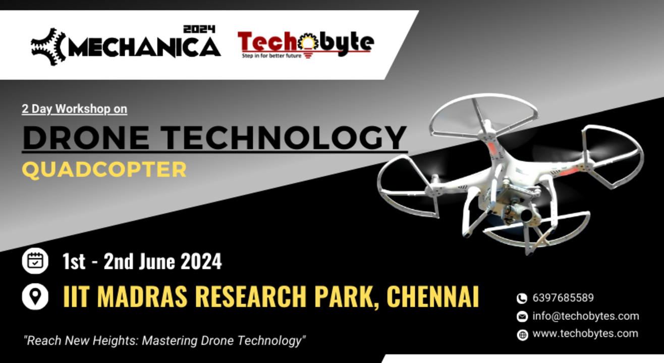 DRONE TECHNOLOGY WORKSHOP @ IIT MADRAS RESEARCH PARK, CHENNAI