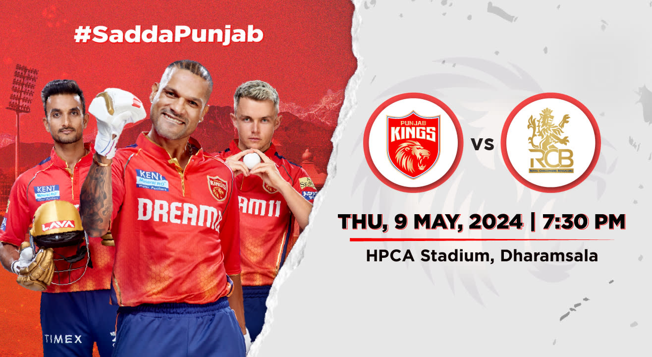 TATA IPL 2024 - Punjab Kings vs Royal Challengers Bengaluru - Match 58