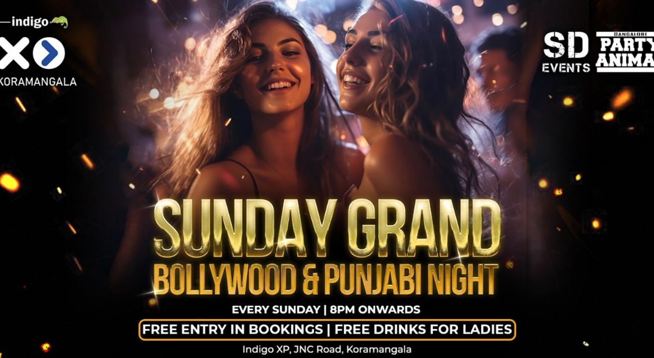 Sunday Grand Bollywood & Punjabi Ladies Night At : Indigo XP (Koramangala)