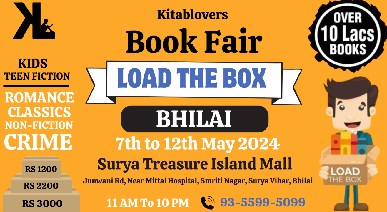 Load The Box Bookfair: (7th  to 12th May 2024) at Surya Treasure Island Mall, Bhilai