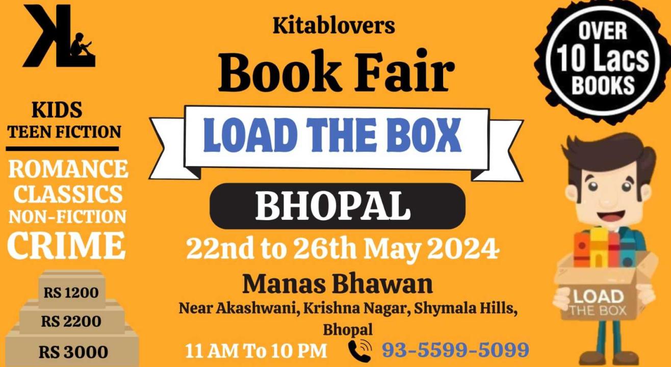 Load The Box Bookfair: (22 to 26th May 2024) at Manas Bhawan, Bhopal