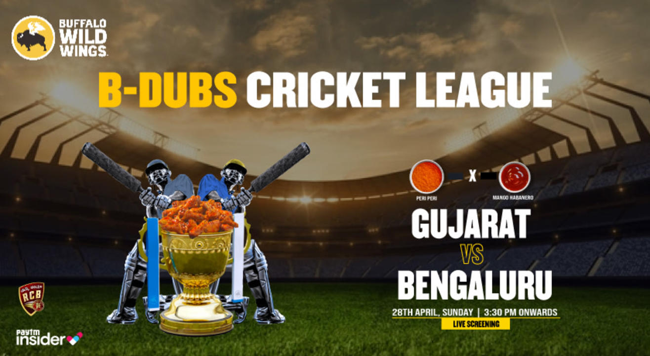 Gujarat vs Bengaluru Live Screening | BWW Gachibowli