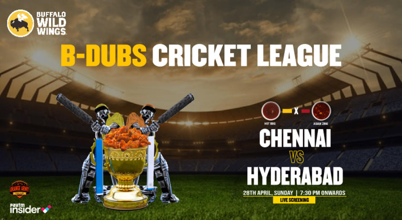 Chennai vs Hyderabad Live Screening | BWW Jubilee Hills