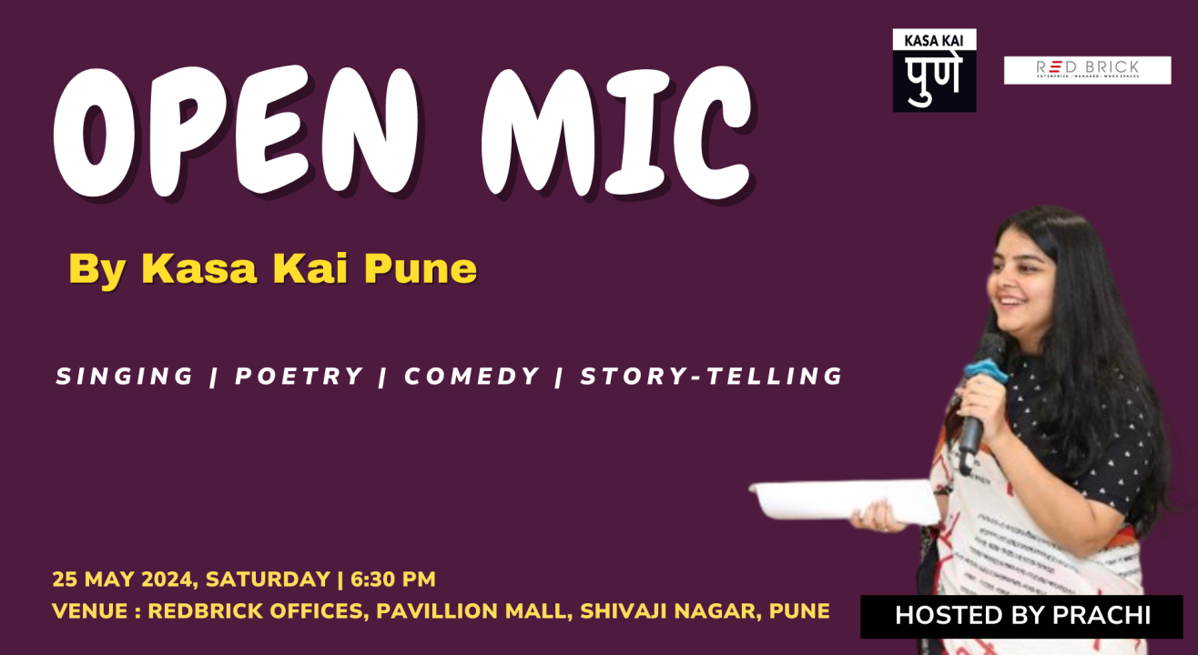 OPEN MIC BY KASA KAI PUNE - REDBRICK OFFICES