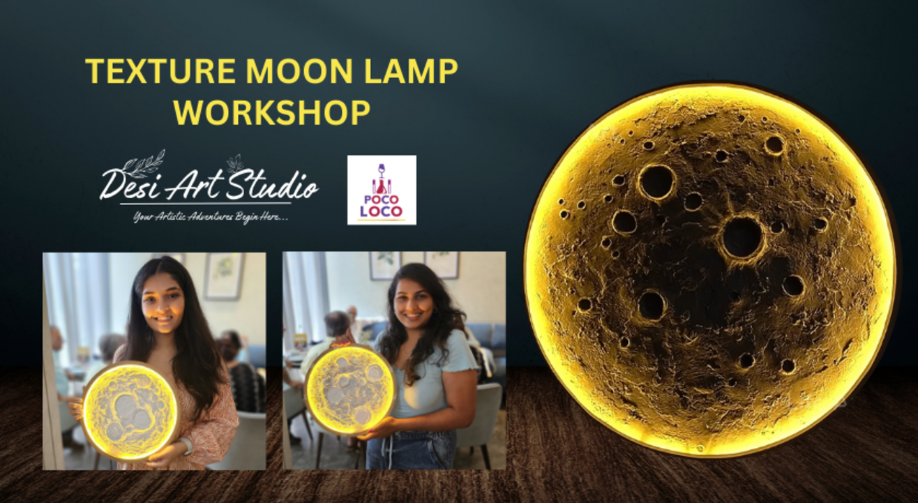 Texture Moon Lamp Workshop