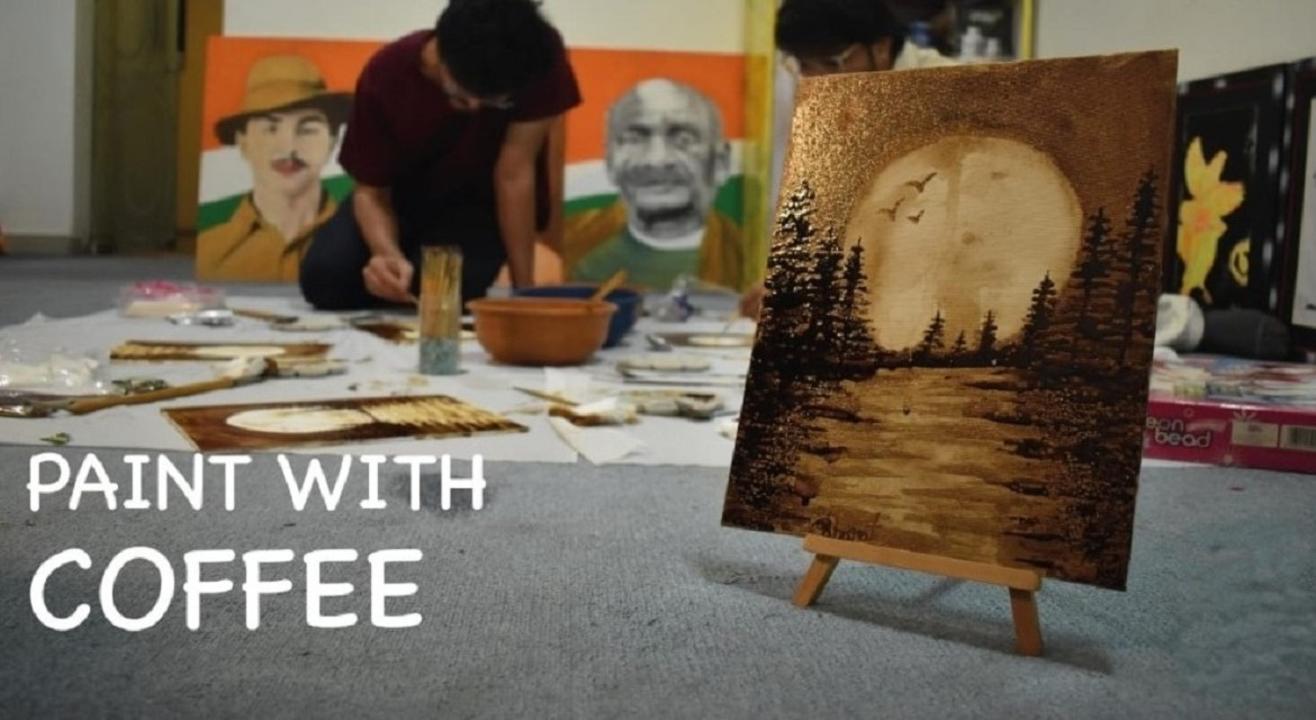 Paint with coffee 