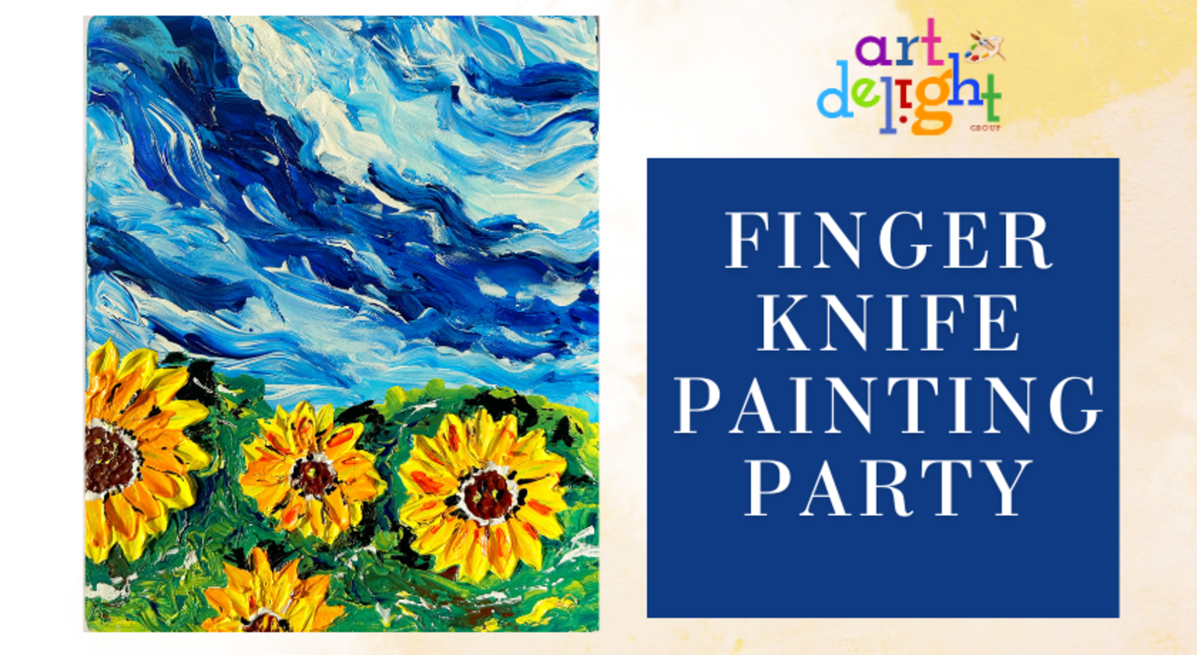 Finger Knife Painting Party