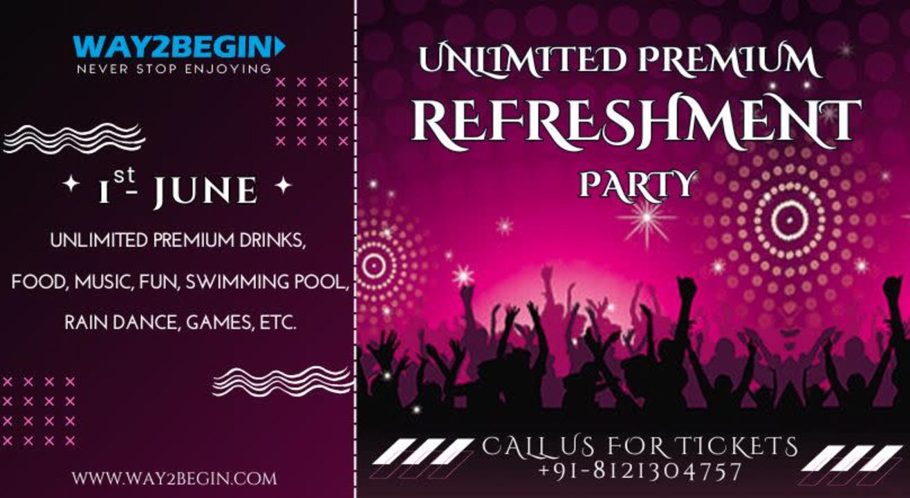 Premium Refreshment Party at Hyderabad