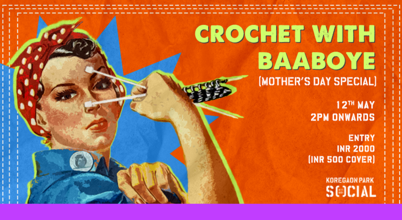 Crochet workshop @ Koregaon park Social 