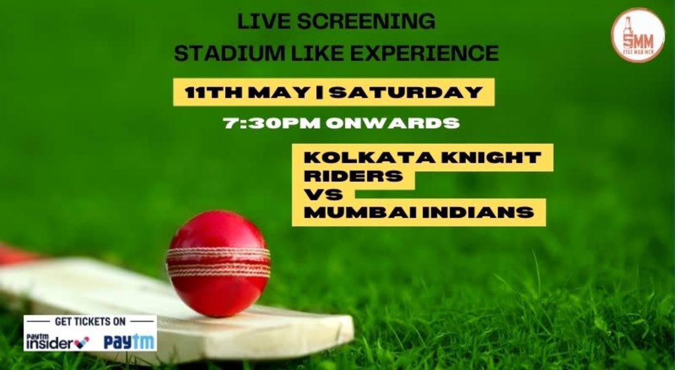 MI v/s KKR Live | IPL Screening | FIVE MAD MEN Kolkata