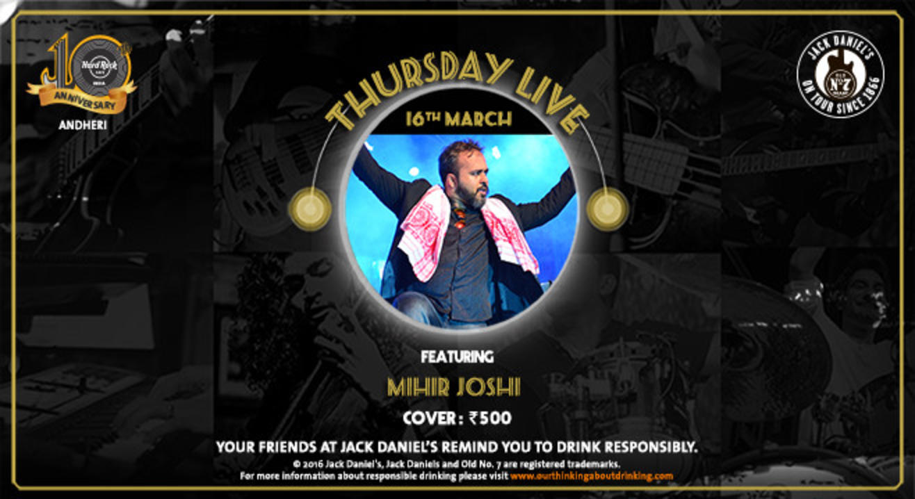 Mihir Joshi - Thursday Live!