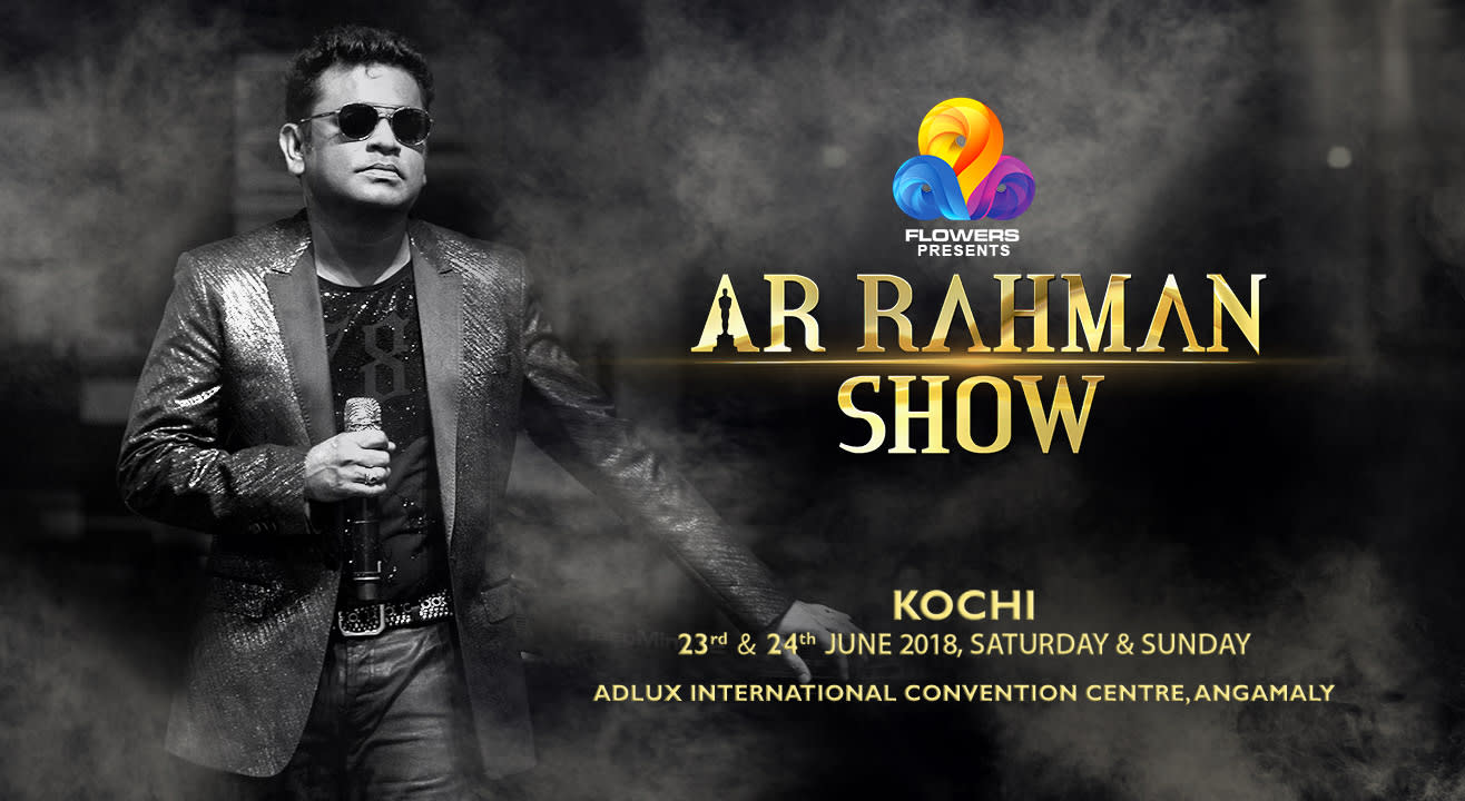 Book tickets to AR Rahman, LIVE in Kochi