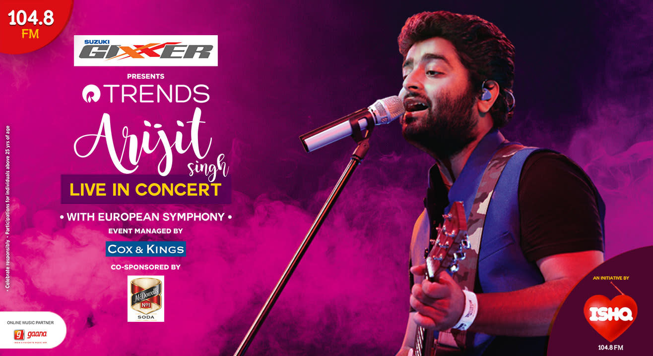 Book Tickets To Arijit Singh Live In Concert With Grand Symphony