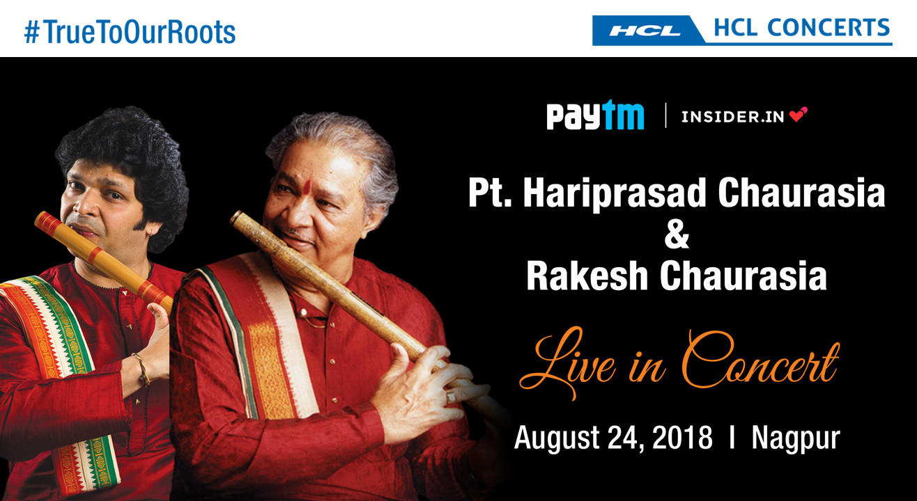 Book tickets to Pt. Hariprasad Chaurasia and Rakesh Chaurasia