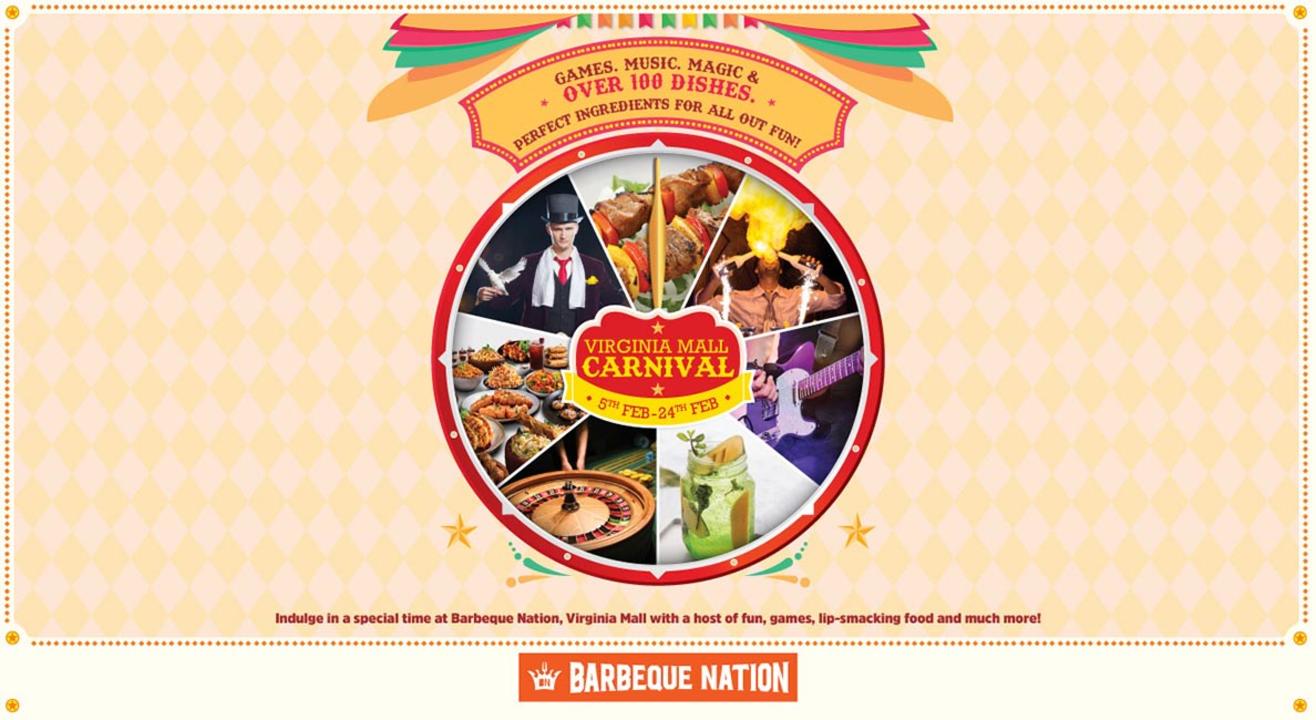 Entertainment Extravaganza At Barbeque Nation Virginia Mall Bangalore