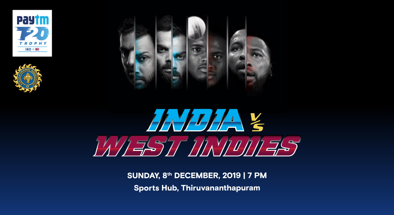 Official Ticketing Partner  Paytm Series 2nd T20I India Vs West
