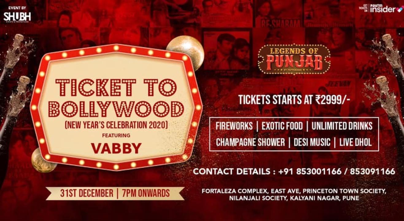 Ticket To Bollywood Nye 2020
