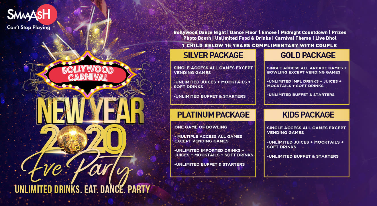 Smaaash NYE 2020 MBD Mall Ludhiana