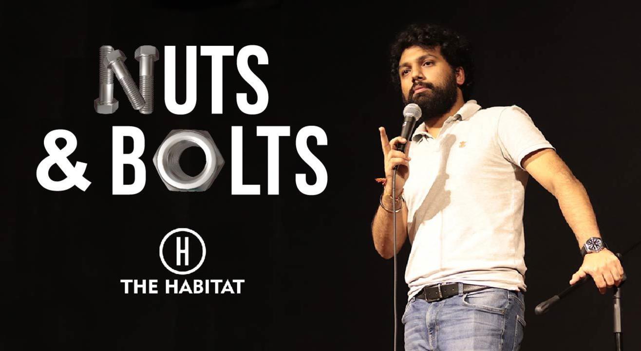 Nuts & Bolts a stand comedy solo hour by Abhineet Mishra