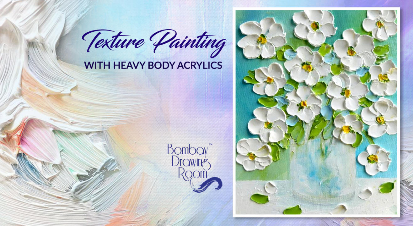 Book tickets to Texture Painting with Heavy Body Acrylics by Bombay