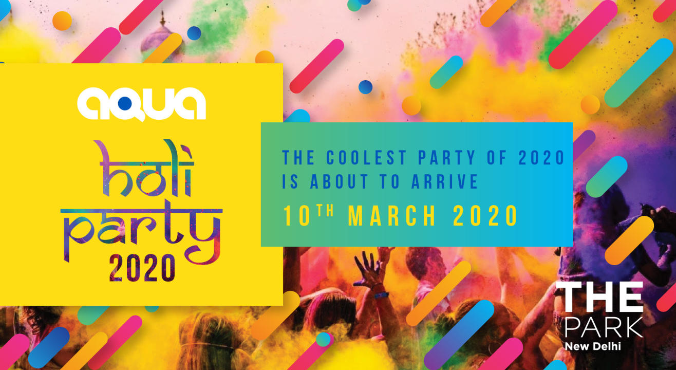 Holi Party 2020 Aqua, The Park Hotel