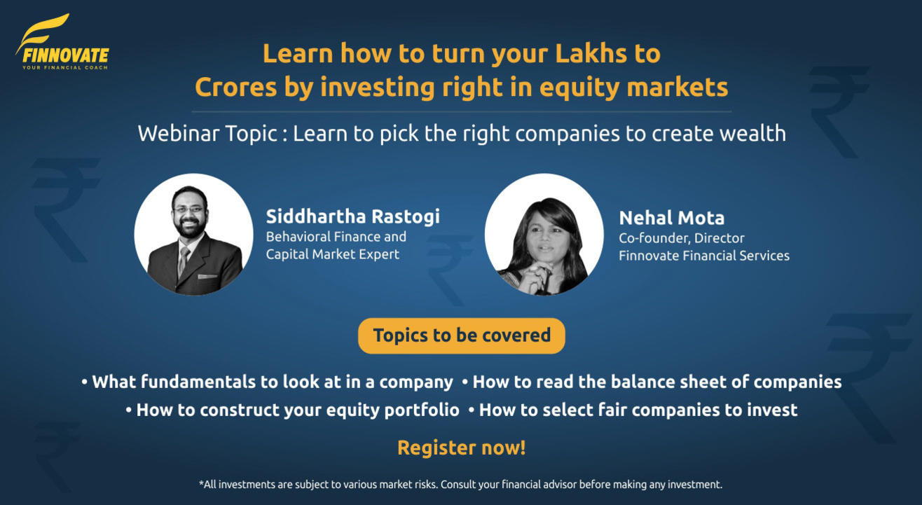 Learn how to turn your lakhs to crores by investing right in Equity markets