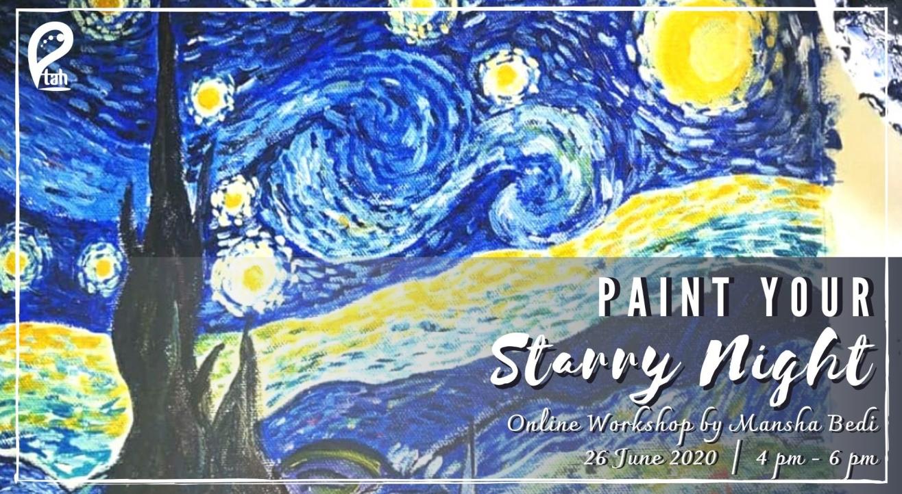 Paint Your Starry Night : Online Workshop