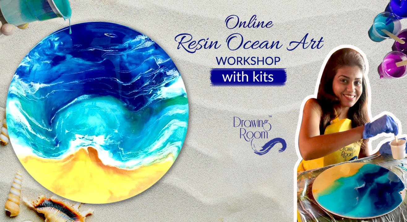 Ocean Resin Online with Home Delivered Kits by Drawing Room