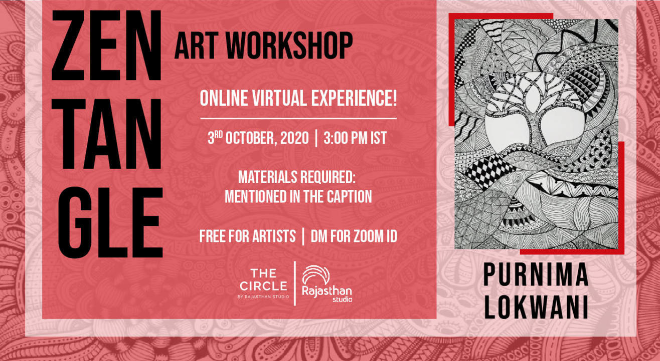 Zentangle Art by Rajasthan Studio