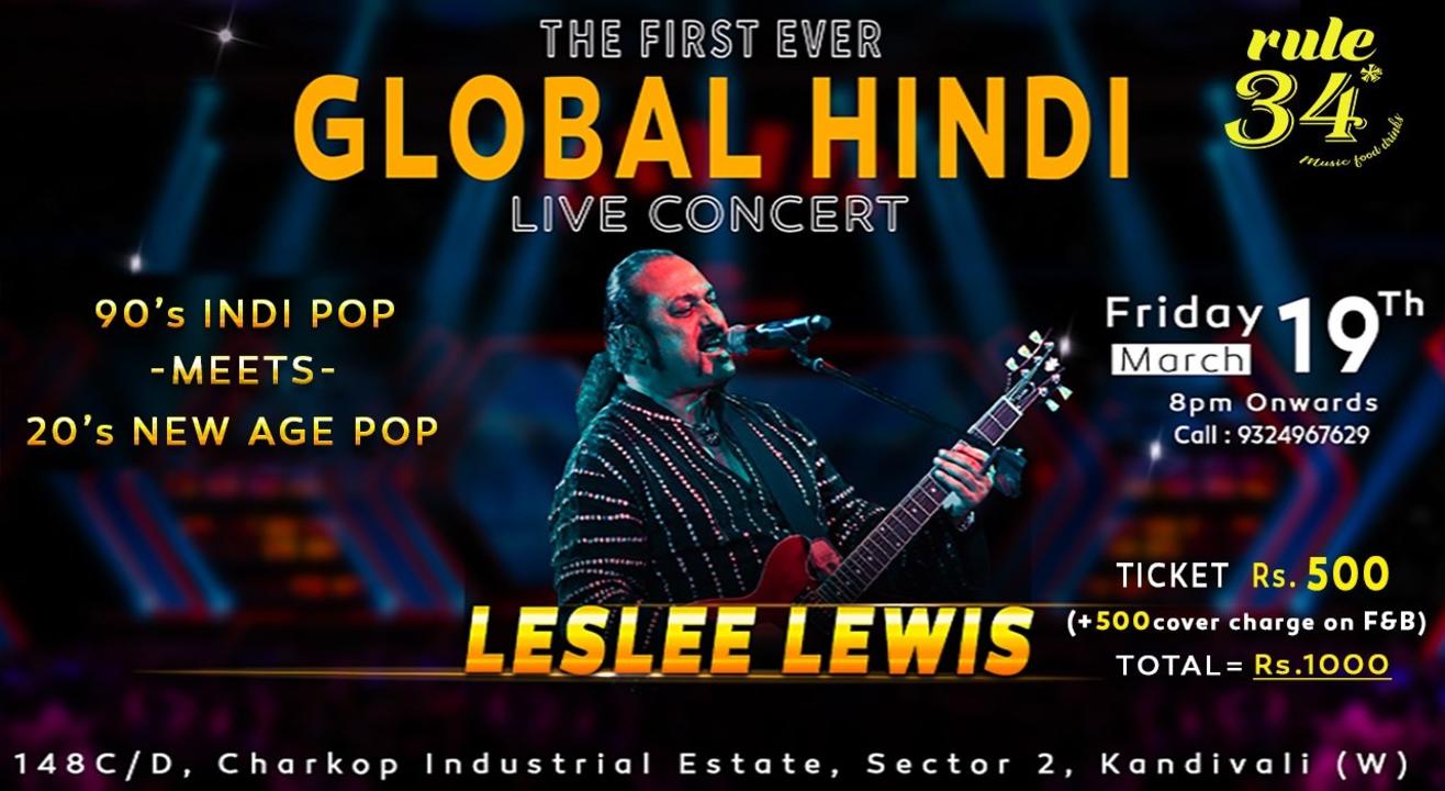 Global Hindi Live Concert By Leslee Lewis