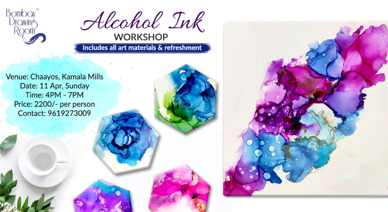 Alcohol Ink by Bombay Drawing Room Art Event in Mumbai