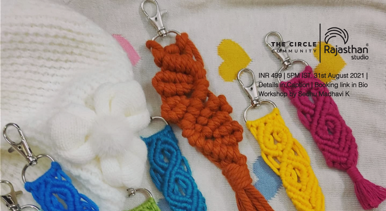 Macrame Keychain by The Circle Community