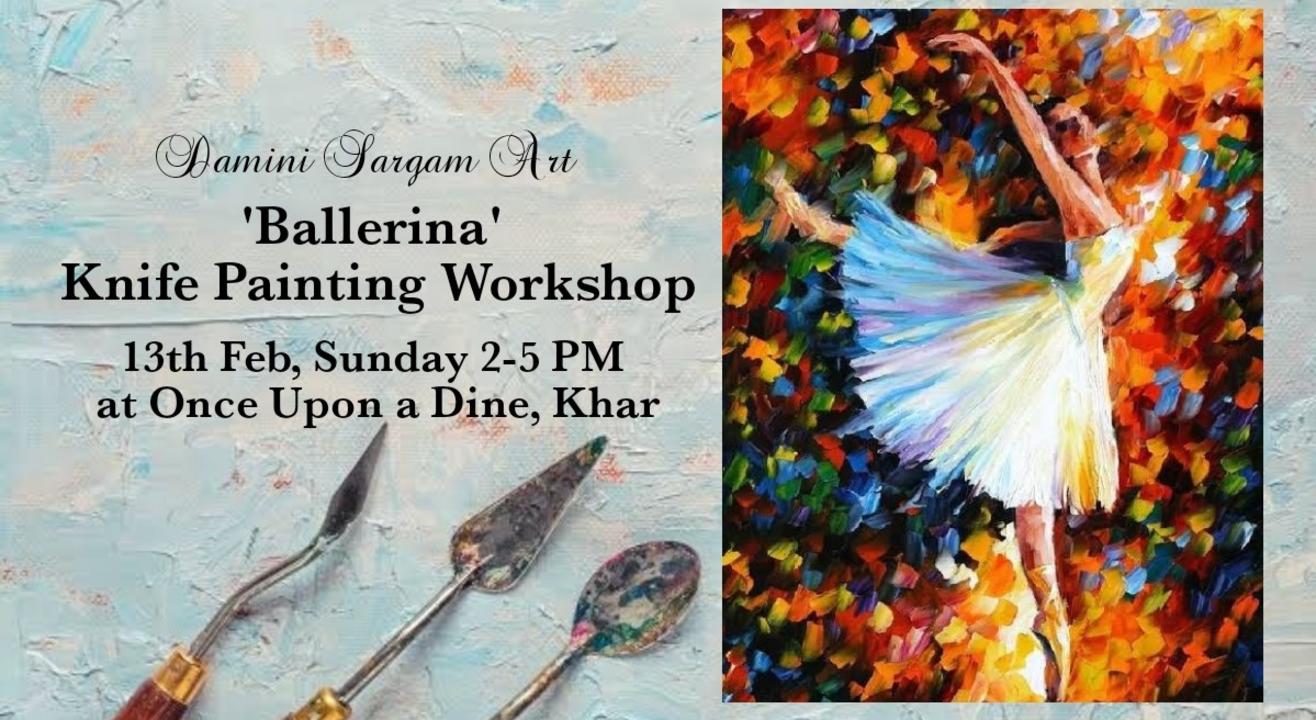 Ballerina Knife Painting