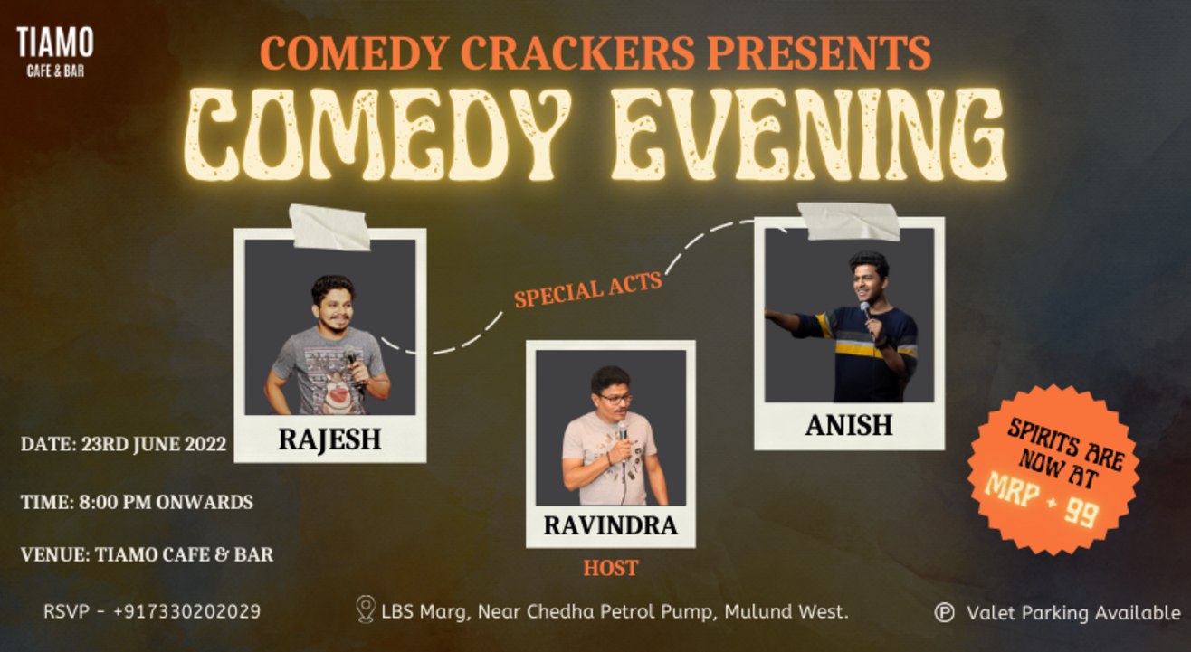 Comedy Crackers Club Standup Open Mic