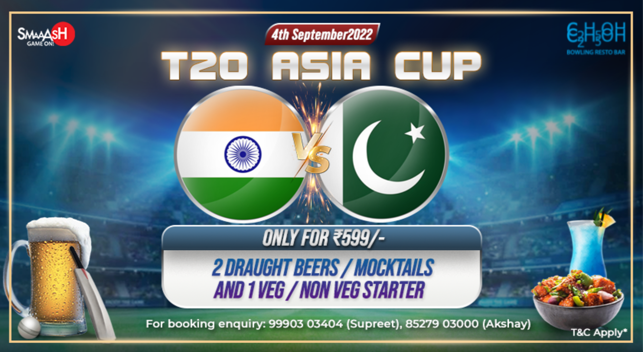 INDIA vs PAKISTAN T20 ASIA CUP LIVE SCREENING, AIRIA MALL